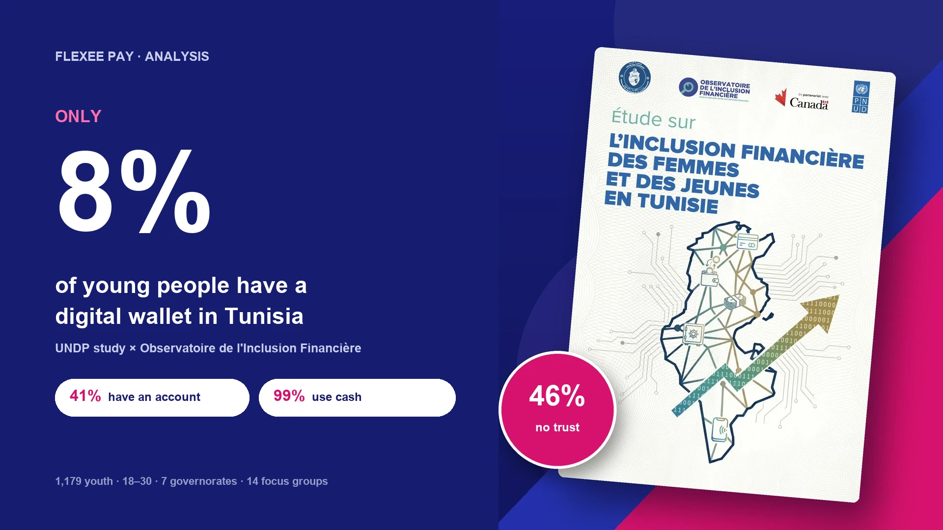Breaking down the UNDP study: only 8% of young people have a digital wallet in Tunisia